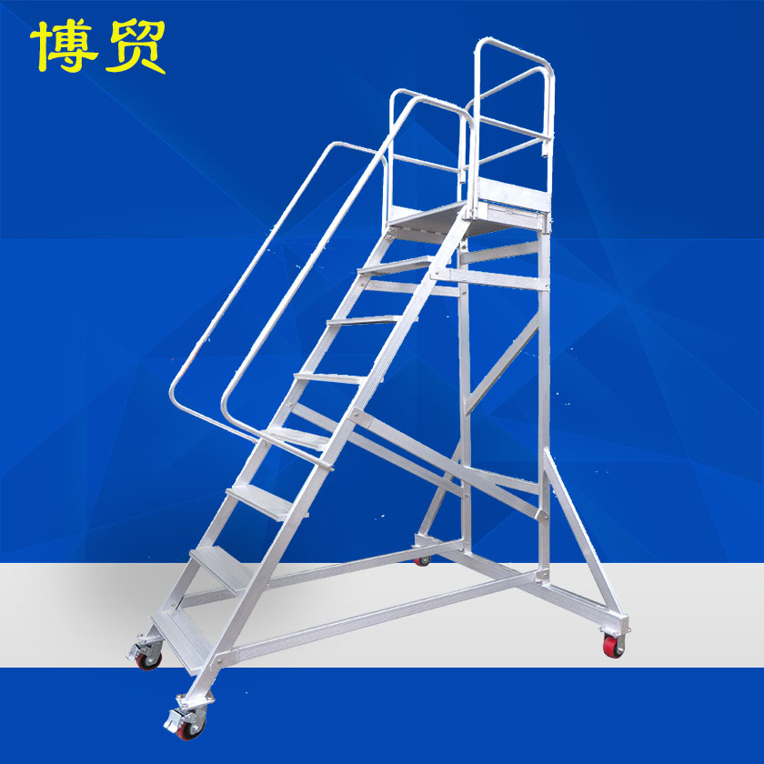 欧标 铝合金轻型平台扶手梯D11-铝合金梯-新利体育