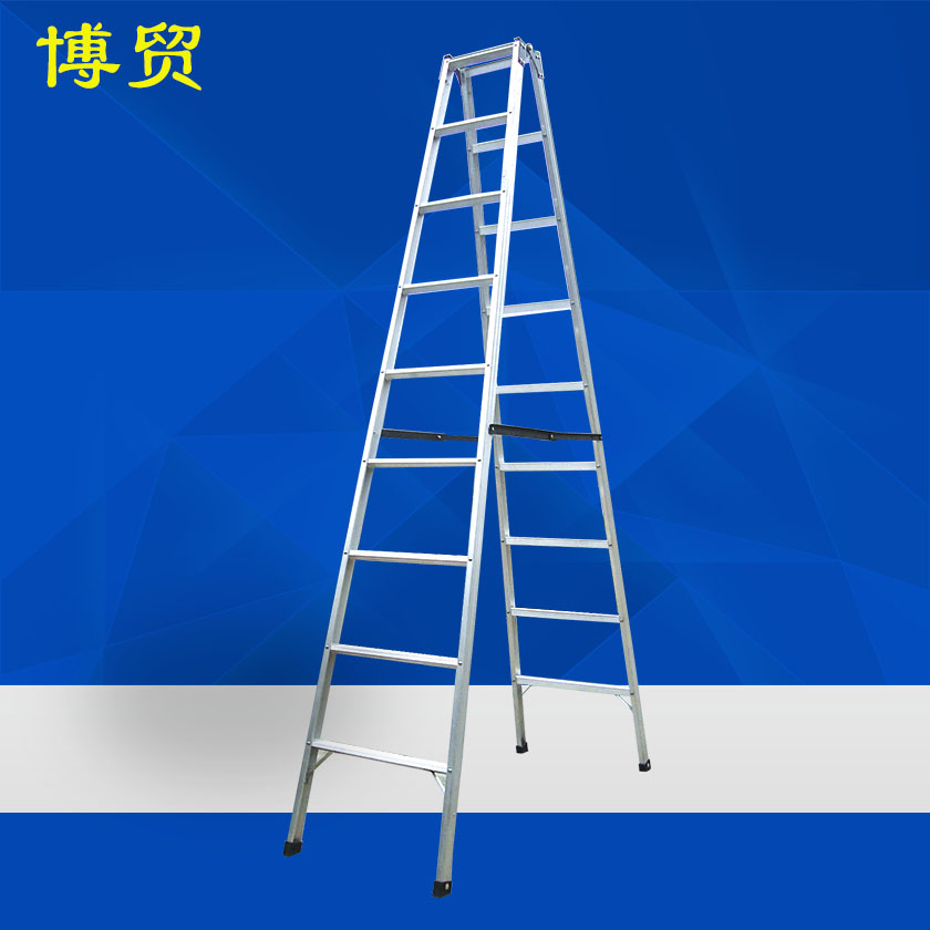 欧标 铝焊接人字梯 120KG级L11-铝合金梯-新利体育