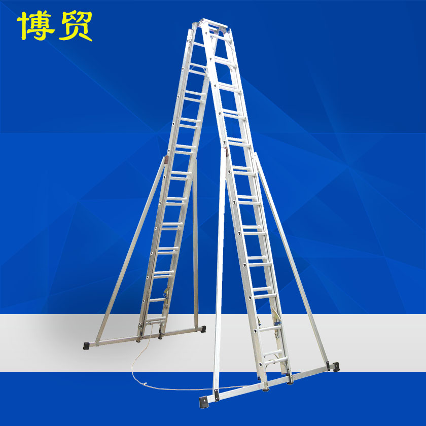 欧标 铝合金人字伸缩梯-伸缩梯（按类型）-新利体育