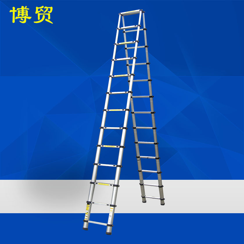 欧标 铝竹节人字伸缩梯L22-伸缩梯（按类型）-新利体育